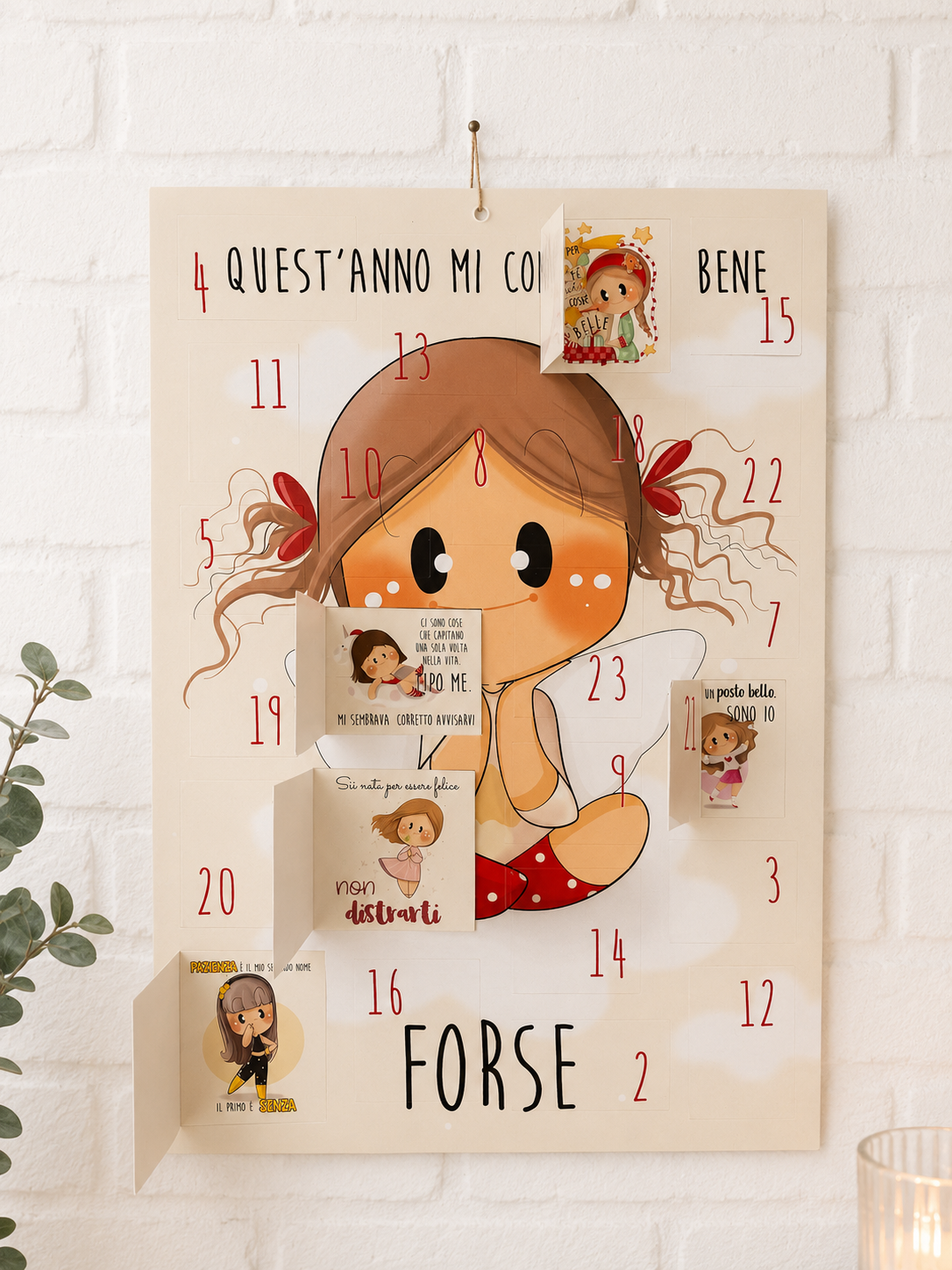 Il Calendario dell'Avvento da parete delle Bubine