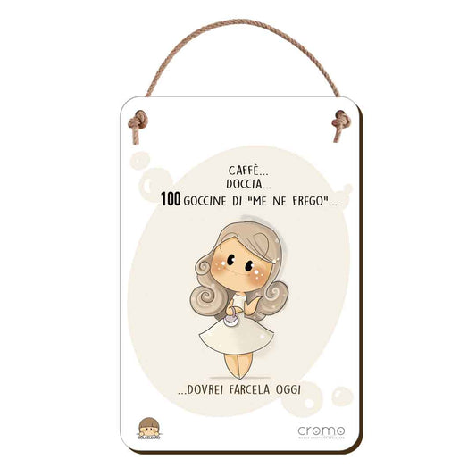 Targhetta di legno delle Bubine