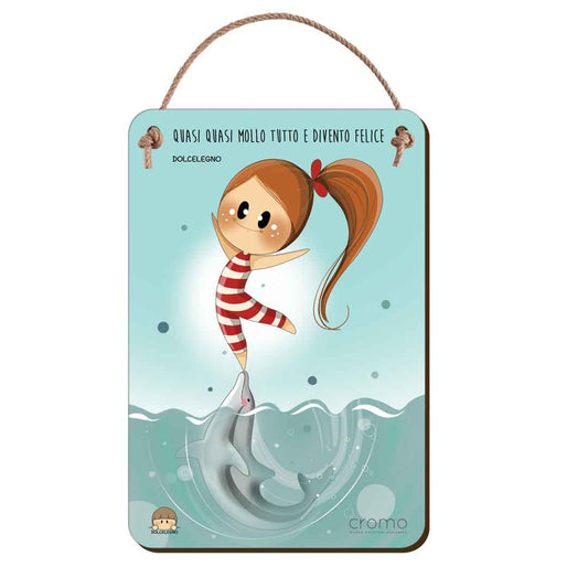 Targhetta di legno delle Bubine