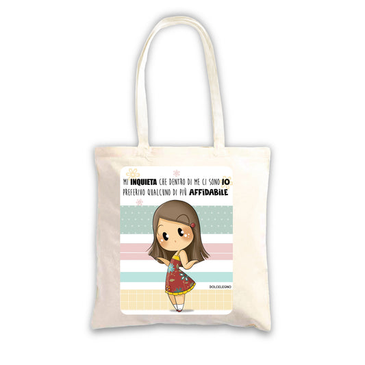 Borsa in tessuto Bubine