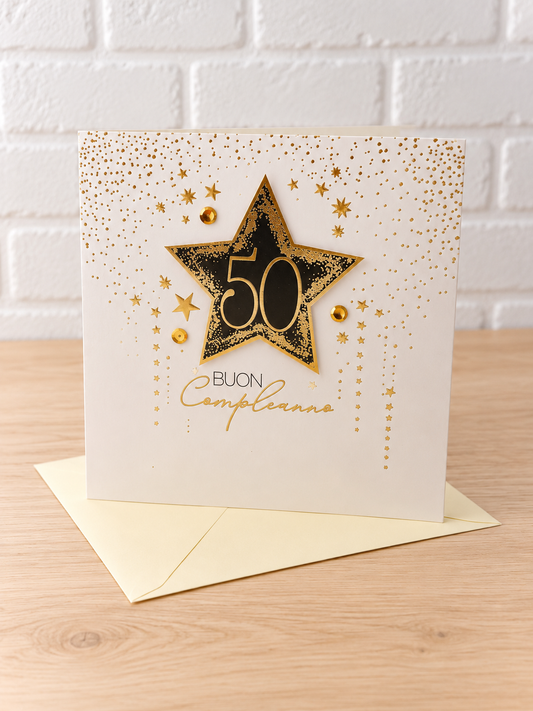 Biglietto 50 anni Stella