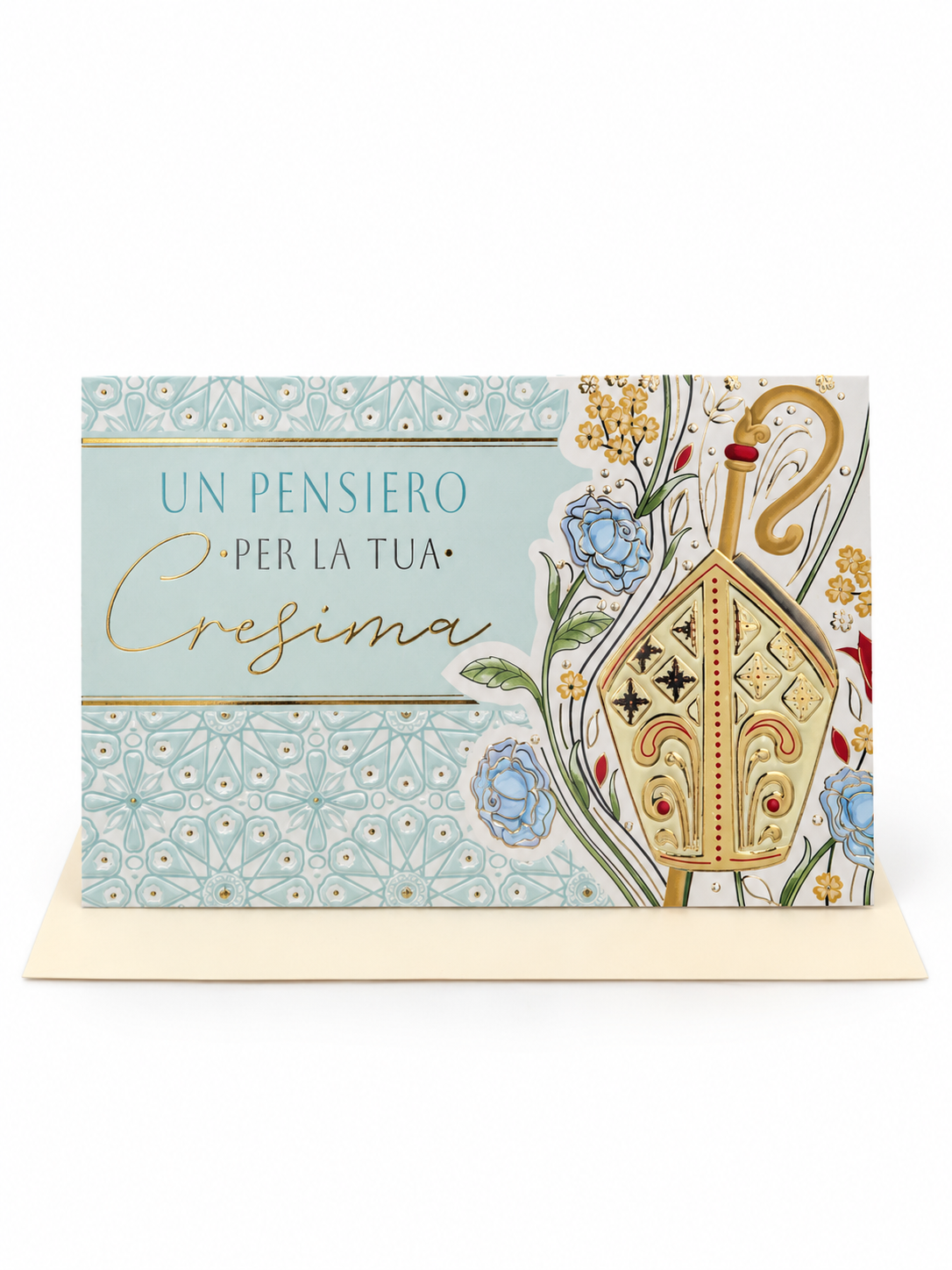 Biglietto d'auguri Cresima porta-soldi