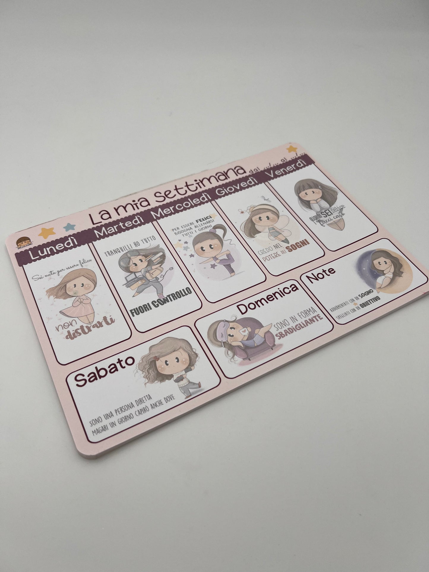 Planner settimanale Bubine