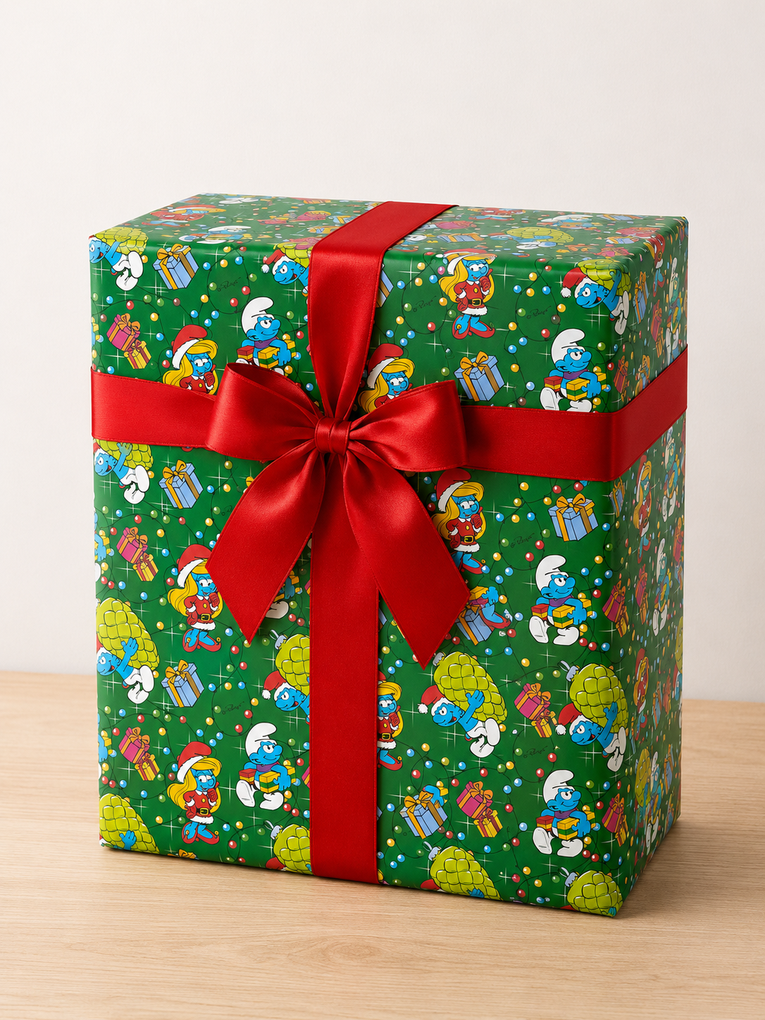 Carta Regalo Natale Puffi