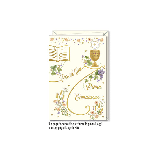 Biglietto d'auguri Comunione