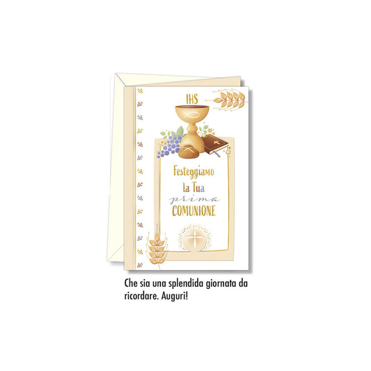 Biglietto d'auguri Comunione