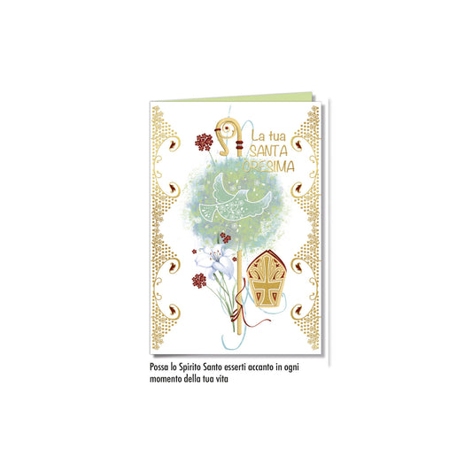 Biglietto d'auguri Cresima