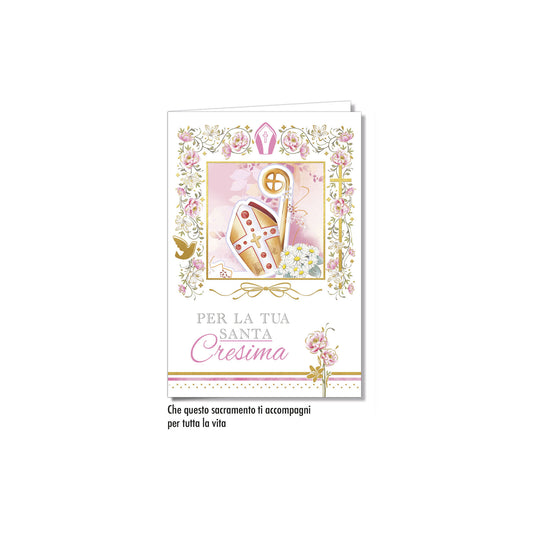 Biglietto d'auguri Cresima