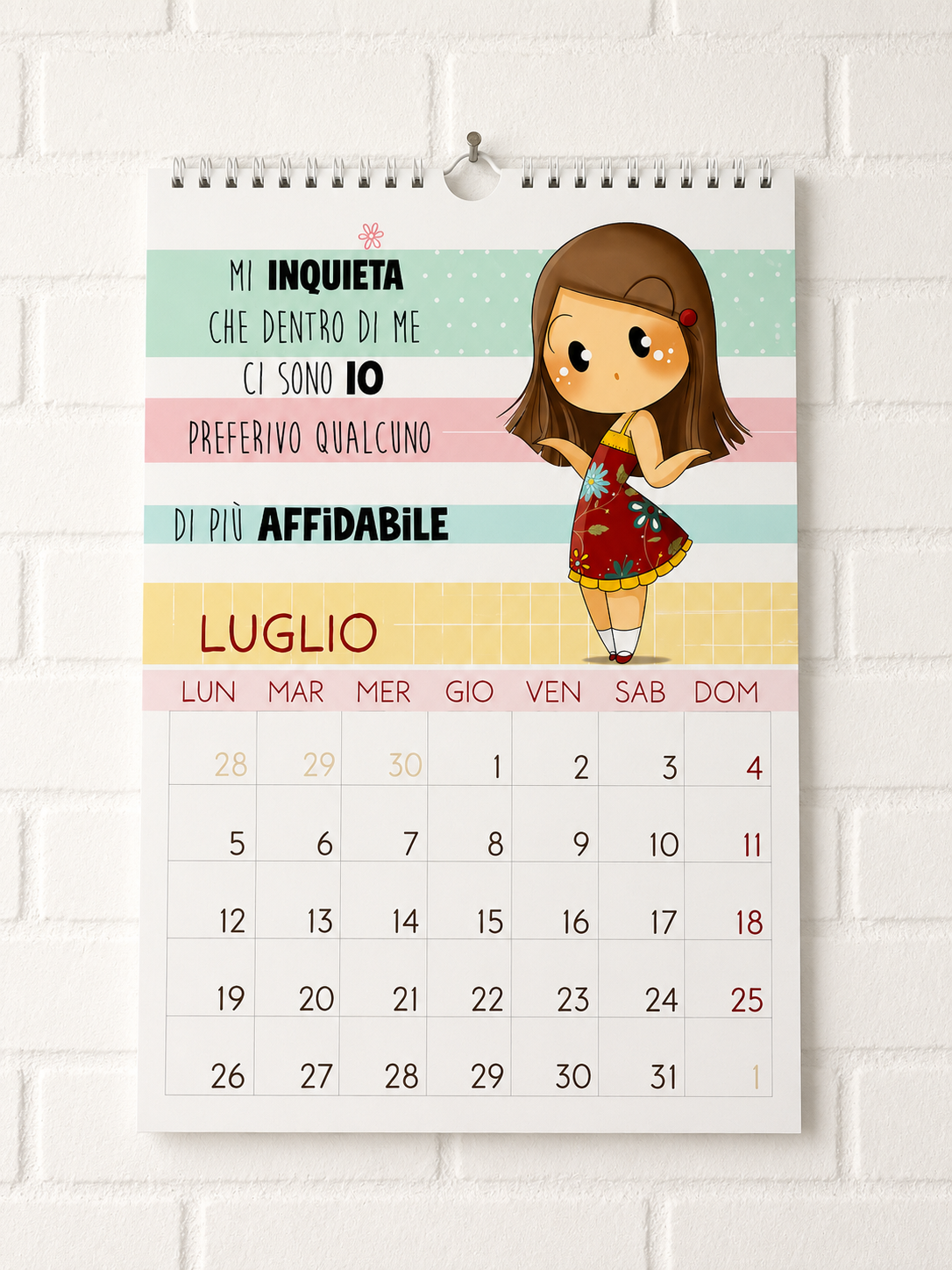 Calendario delle Bubine 2027