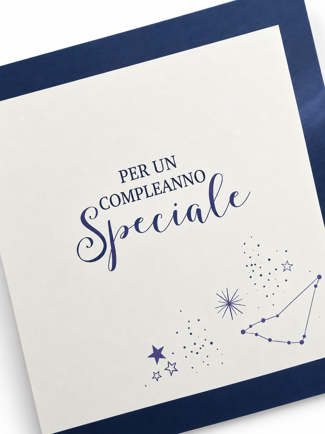 Biglietto compleanno oro