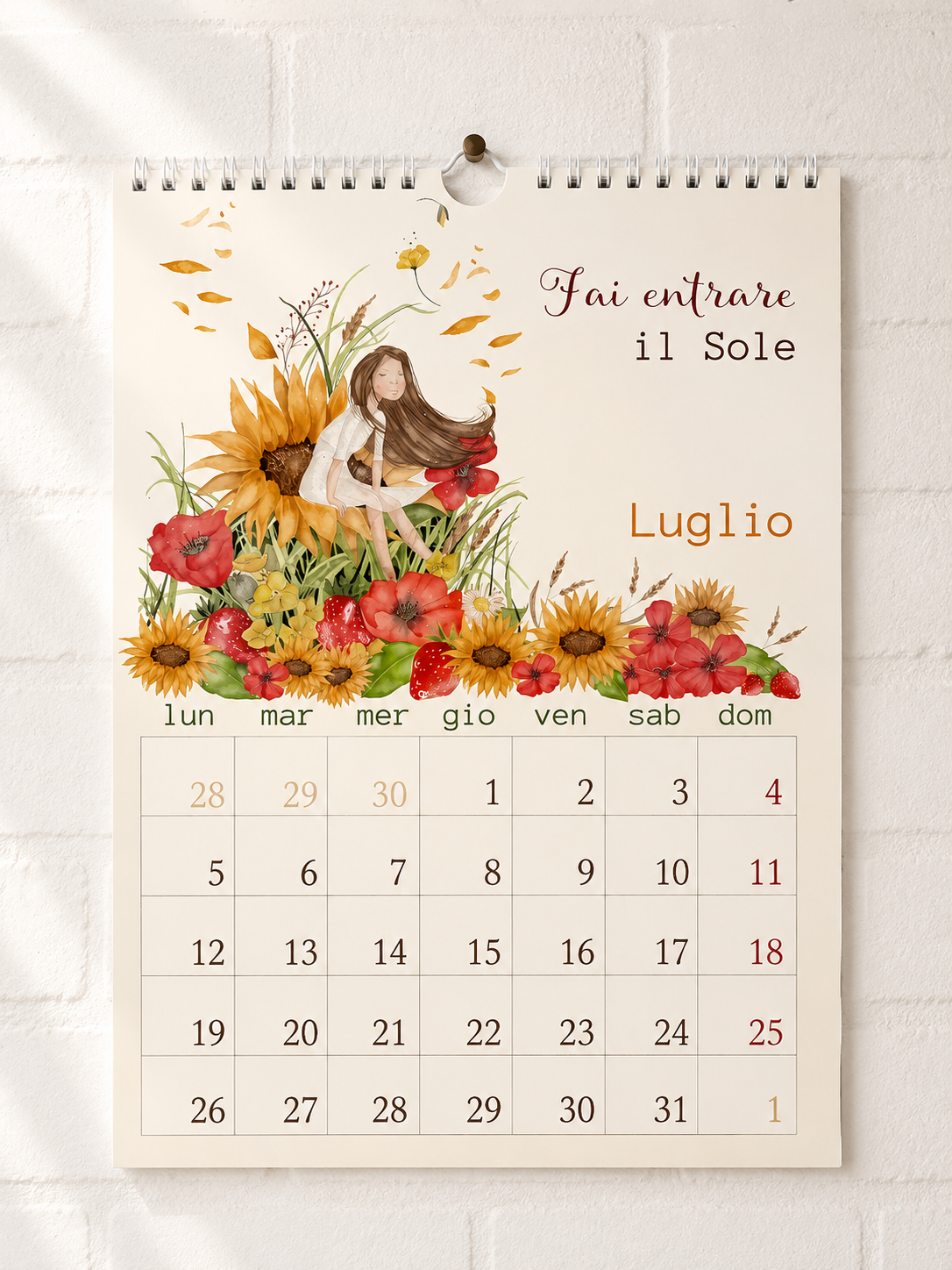 Calendario da Parete I colori di Laura 2027