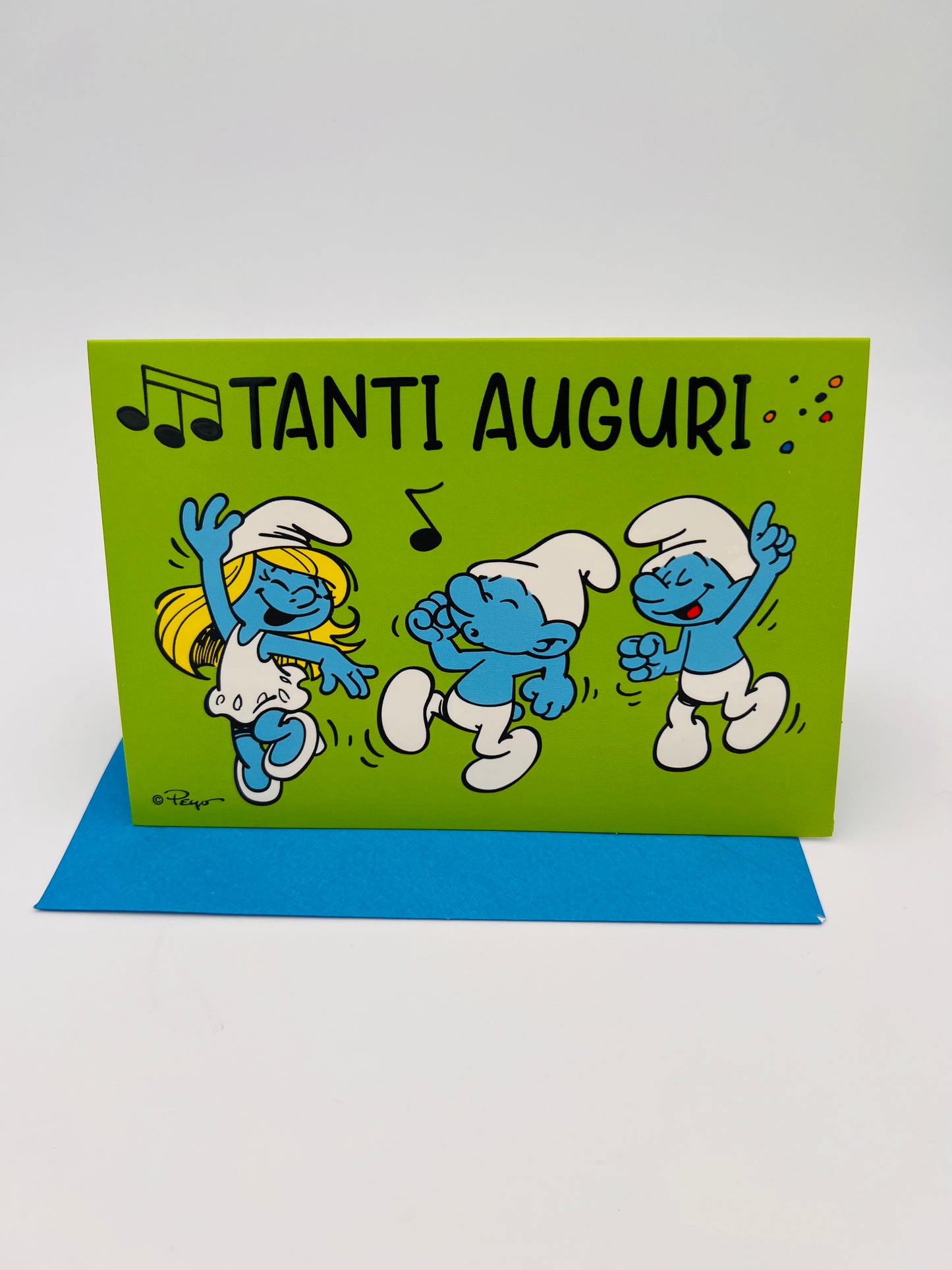 Biglietto d'auguri Puffi pop up