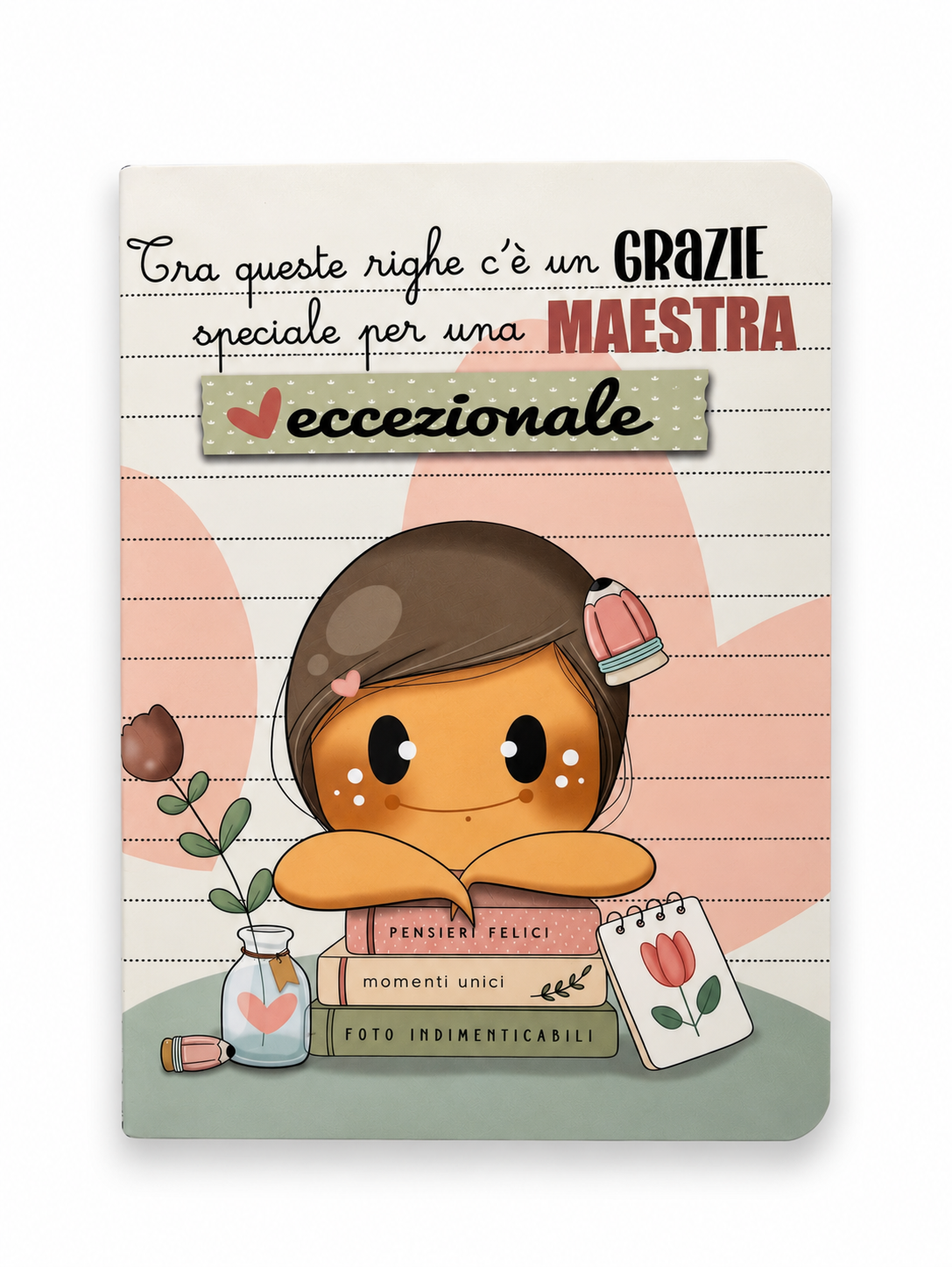 Notebook con elastico Maestra Eccezionale