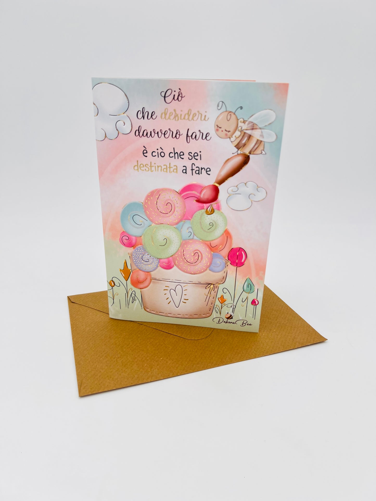 Biglietto d'auguri Debora Bee
