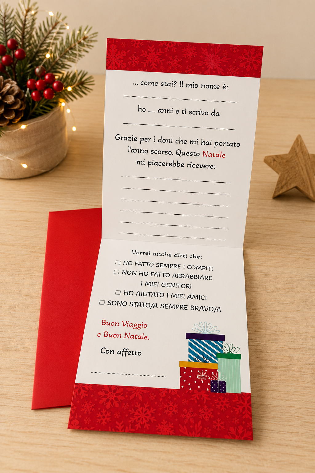 Letterina per Babbo Natale