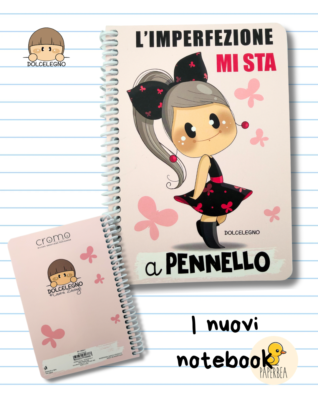 Notebook con spirale Bubine