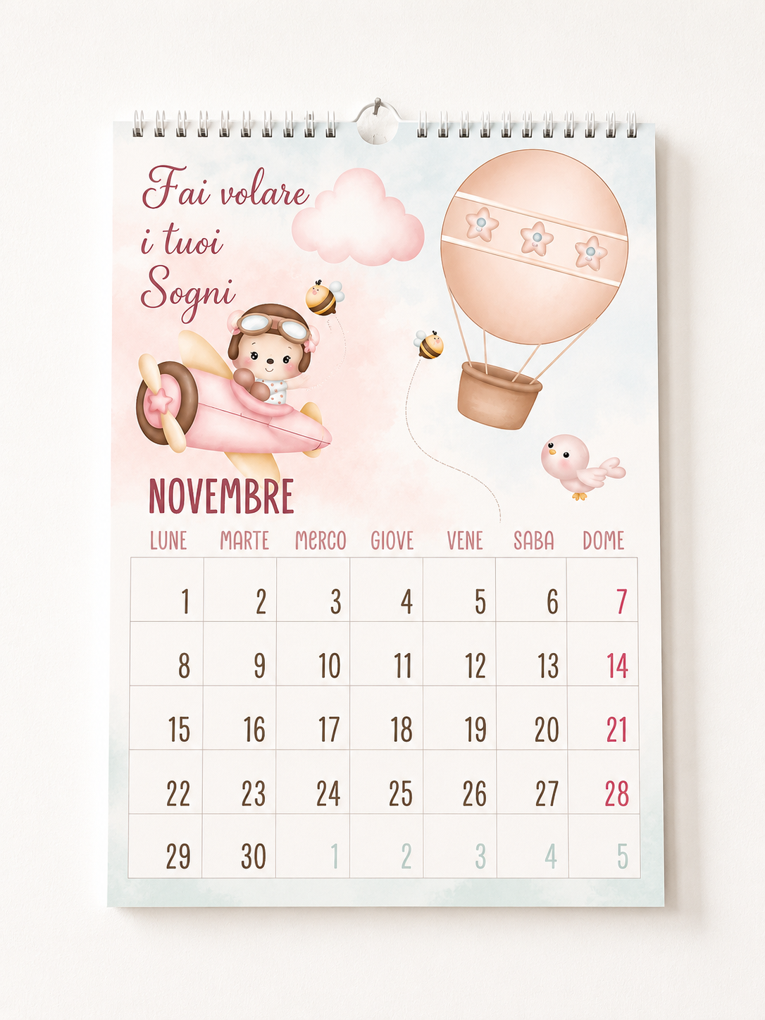 Calendario da Parete Debora Bee 2027