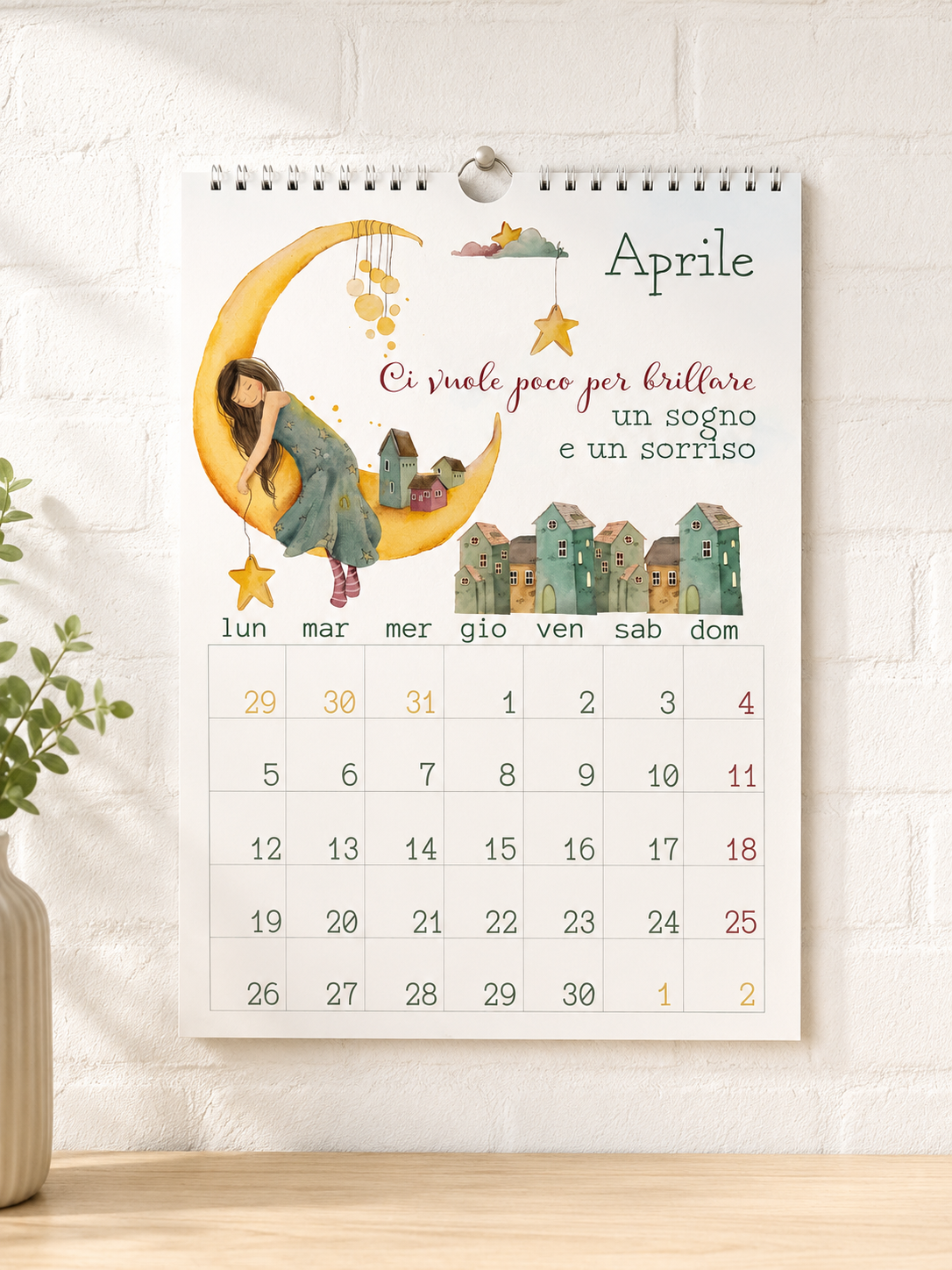 Calendario da Parete I colori di Laura 2027