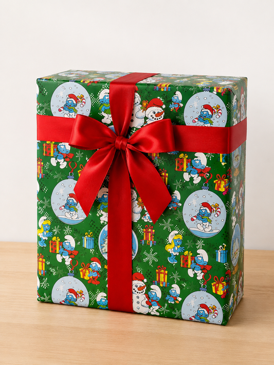 Carta Regalo Natale Puffi