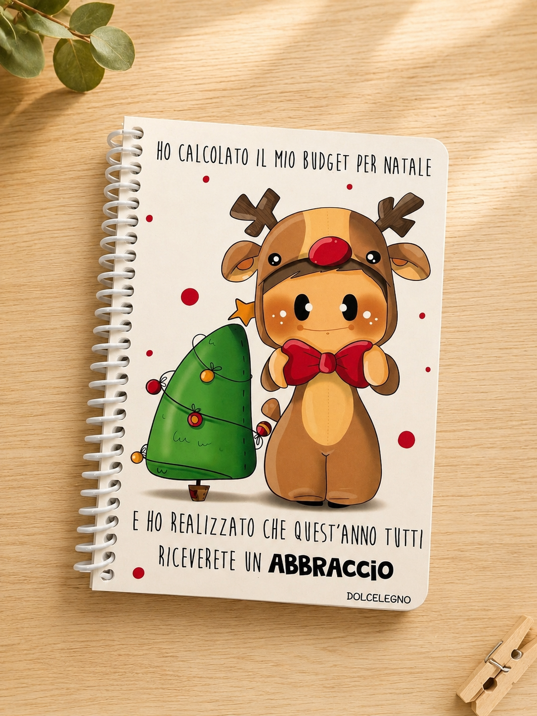 Notebook di Natale delle Bubine Dolcelegno