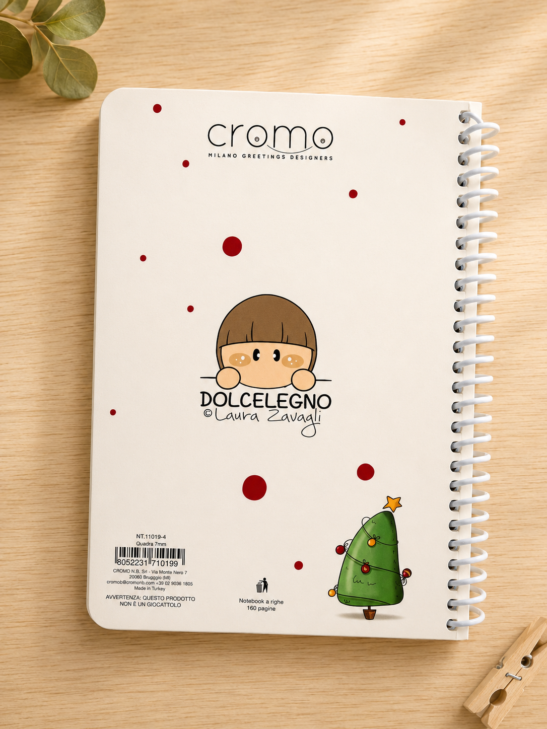 Notebook di Natale delle Bubine Dolcelegno