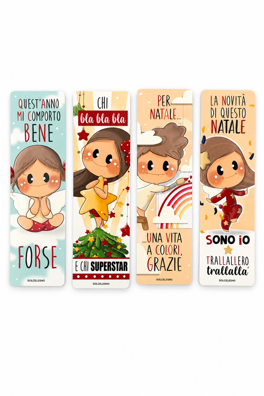 Segnalibri di Natale Dolcelegno
