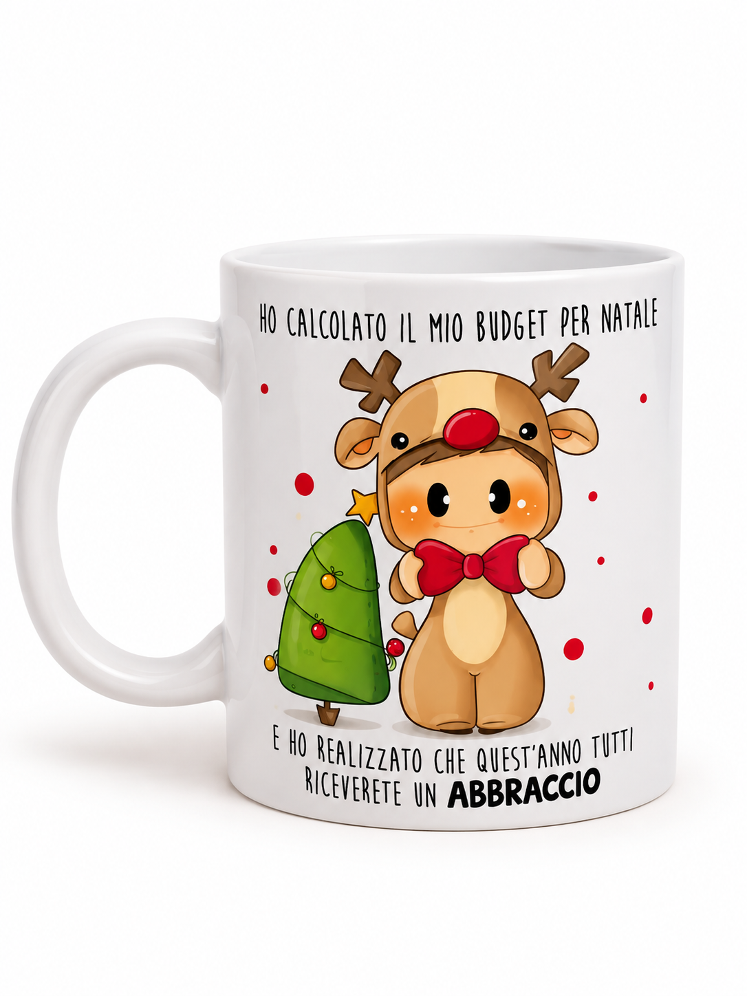 Tazza Dolcelegno Un abbraccio per Natale