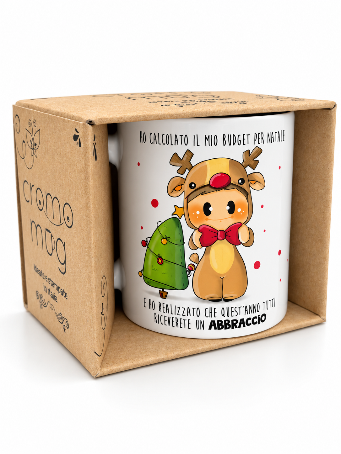 Tazza Dolcelegno Un abbraccio per Natale