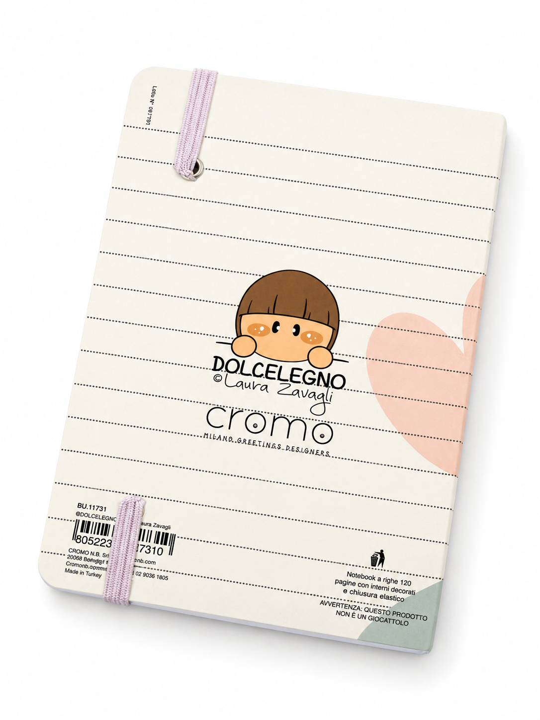 Notebook con elastico Maestra Eccezionale