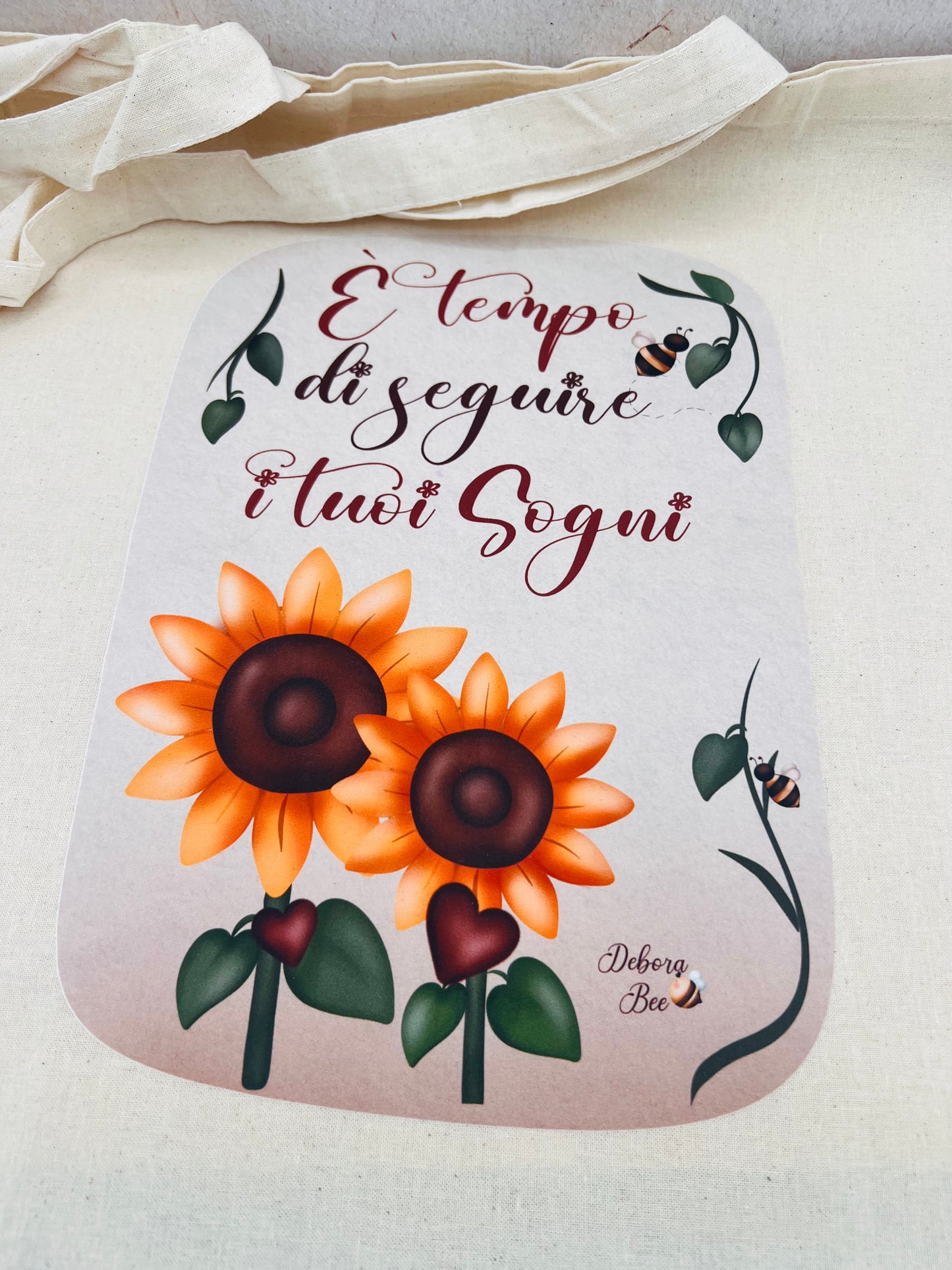 Borsa in tessuto Debora Bee