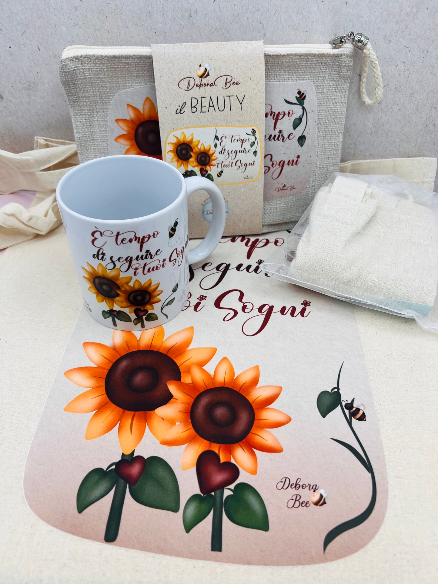 Borsa in tessuto Debora Bee