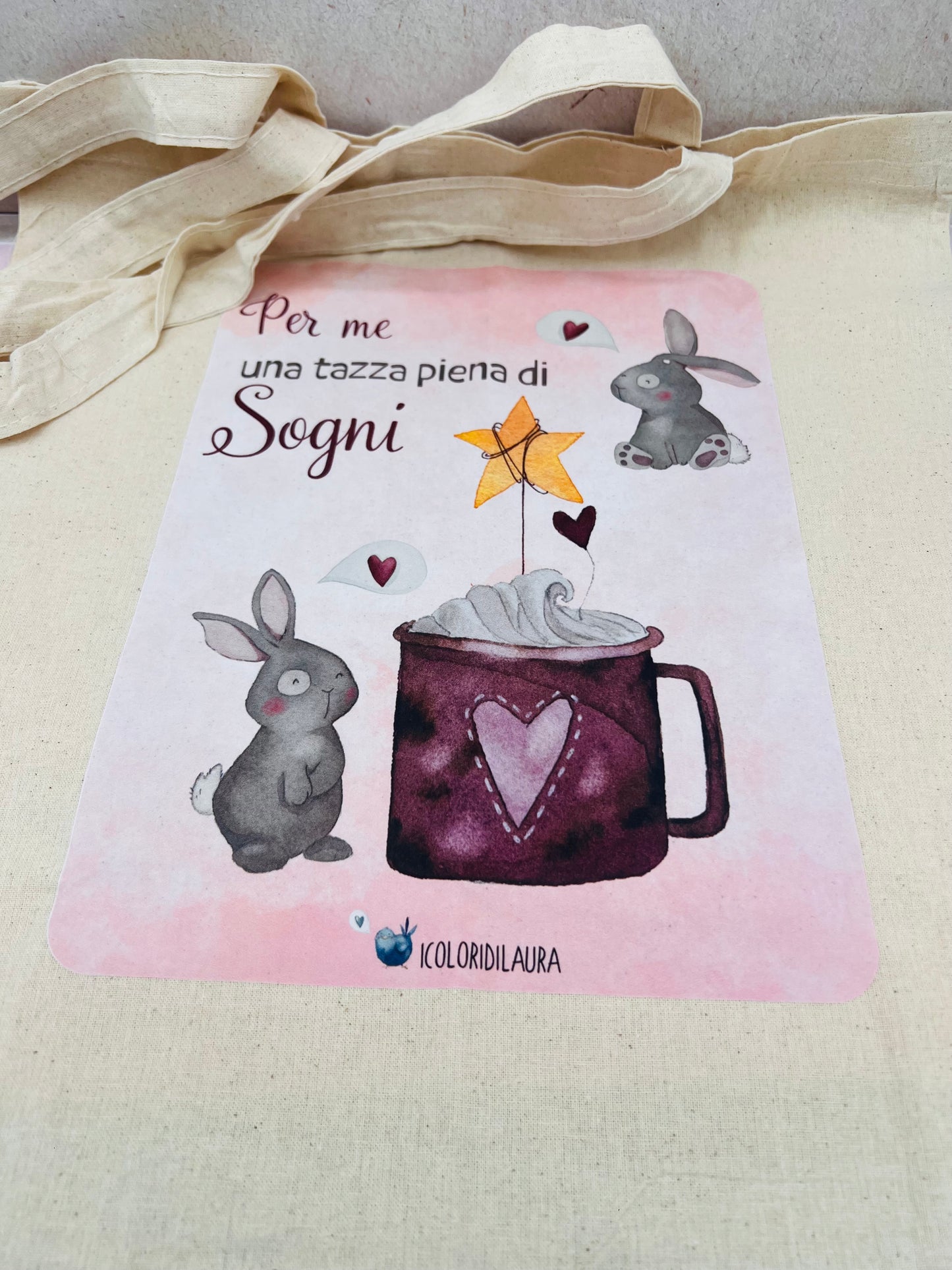 Borsa in tessuto I colori di Laura
