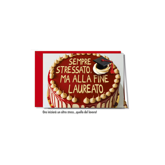 Biglietto d'auguri Laurea