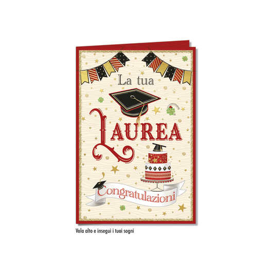 Biglietto d'auguri Laurea