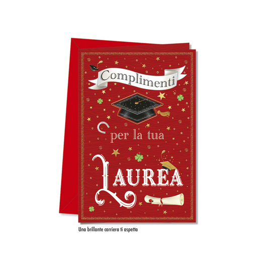 Biglietto d'auguri Laurea