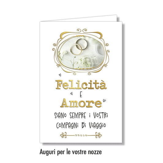 Biglietto d'auguri nozze
