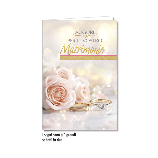 Biglietto d'auguri nozze