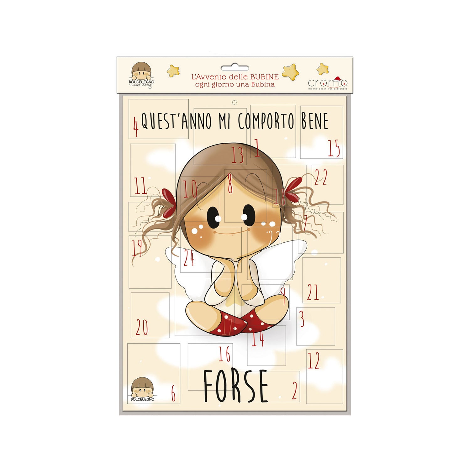 Il Calendario dell'Avvento da parete delle Bubine