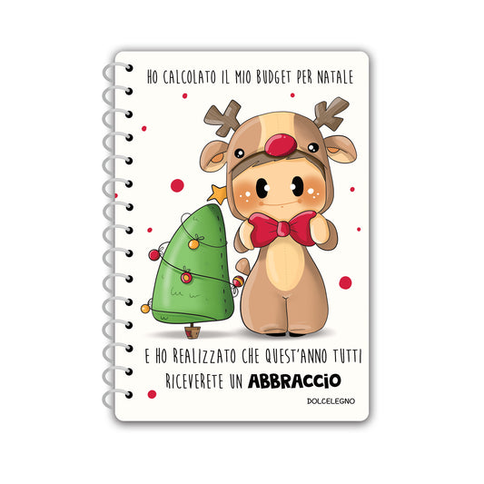 Notebook di Natale delle Bubine Dolcelegno