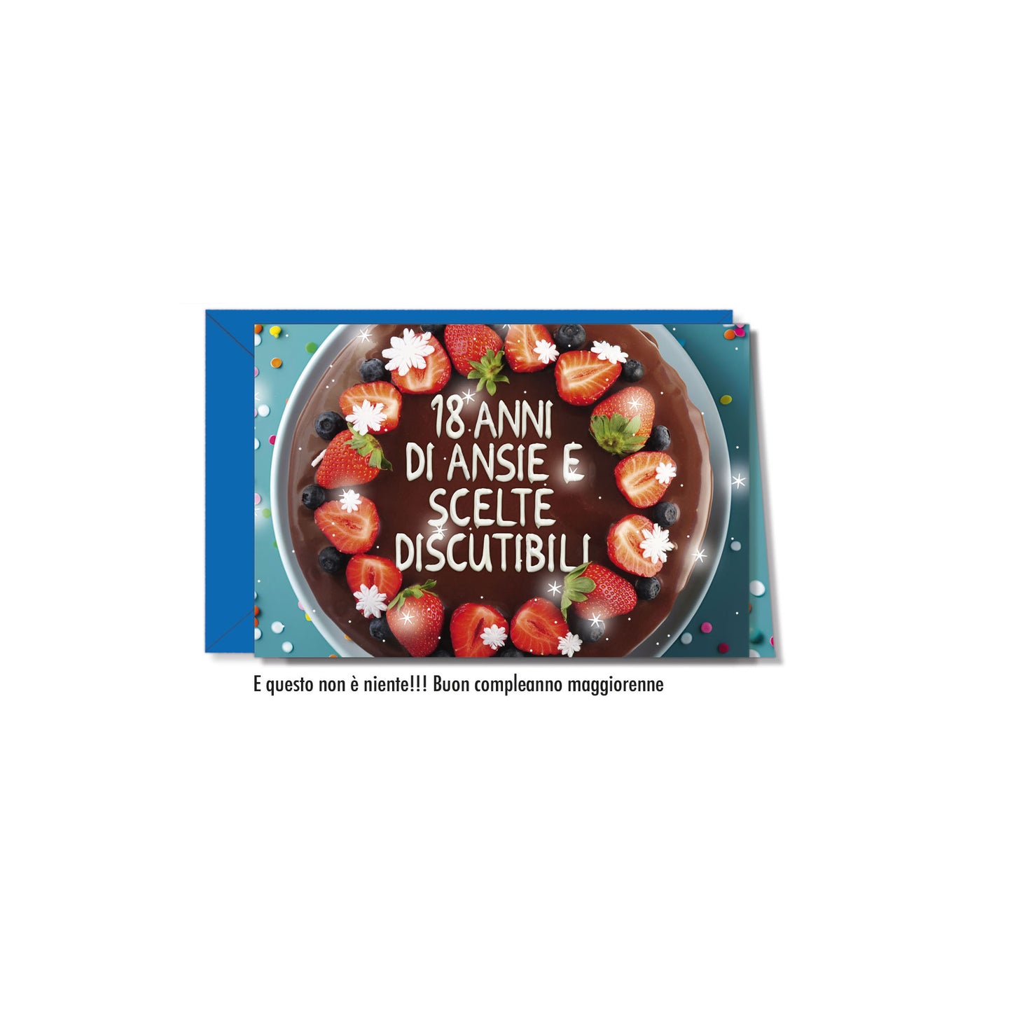 Biglietto d'auguri Compleanno 18 anni