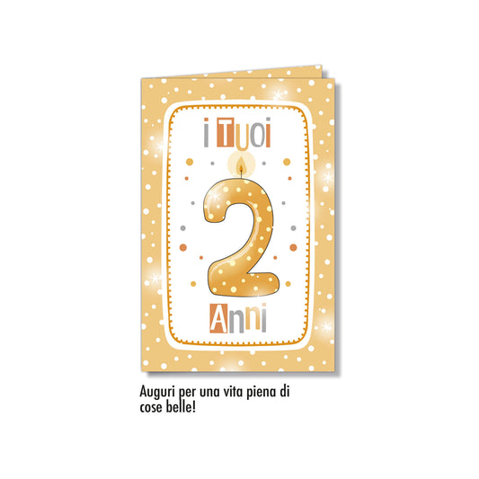 Biglietto d'auguri Numeri Bambini