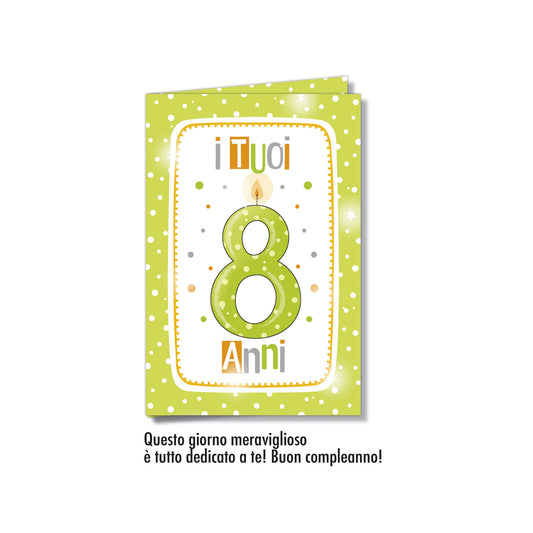 Biglietto d'auguri Numeri Bambini