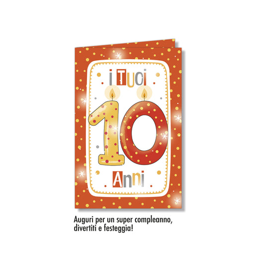 Biglietto d'auguri Numeri Bambini