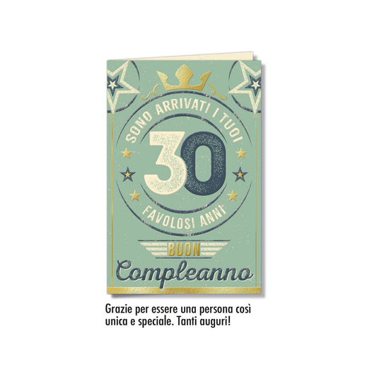 Biglietto d'auguri Compleanno Numeri