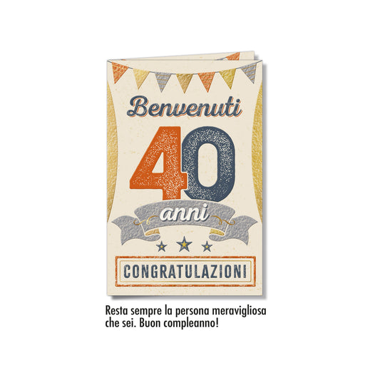 Biglietto d'auguri Compleanno Numeri