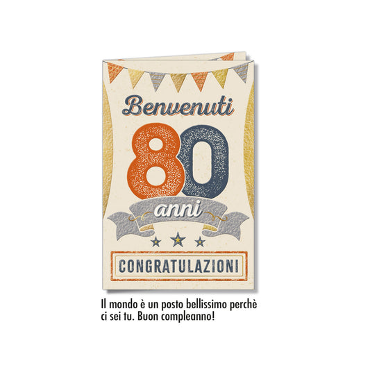 Biglietto d'auguri Compleanno Numeri