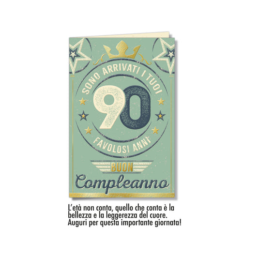 Biglietto d'auguri Compleanno Numeri