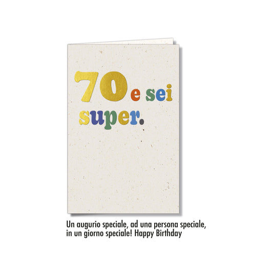 Biglietto d'auguri Compleanno Numeri