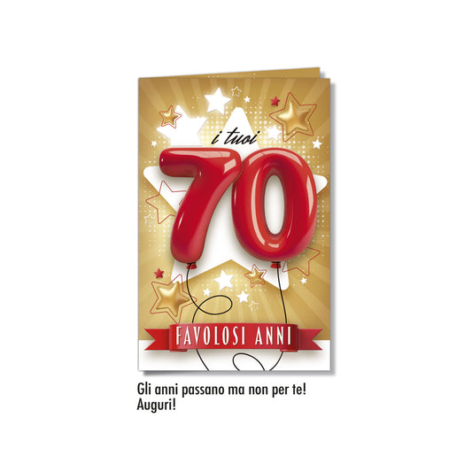 Biglietto d'auguri Compleanno Numeri