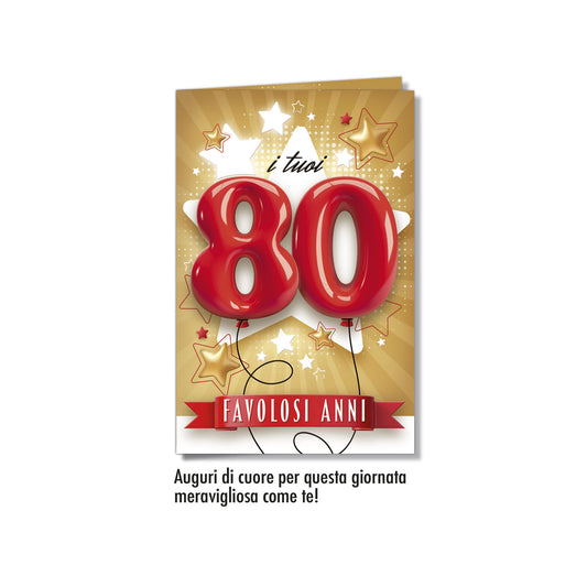 Biglietto d'auguri Compleanno Numeri